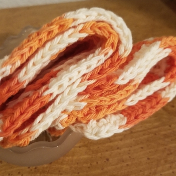 💞2/$20HAND CRAFTED Crocheted All Purpse 100% Cottn Reusable Bath or Dish Cloths - Picture 5 of 6